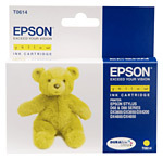 Epson Teddybear Singlepack Yellow T0614 DURABrite Ultra Ink