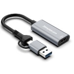 Simplecom DA306C USB 3.0 and USB-C to HDMI Video Card Adapter Full HD 1080p