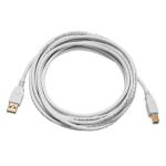 Monoprice 8617 USB cable 120" (3.05 m) USB 2.0 USB A USB B White