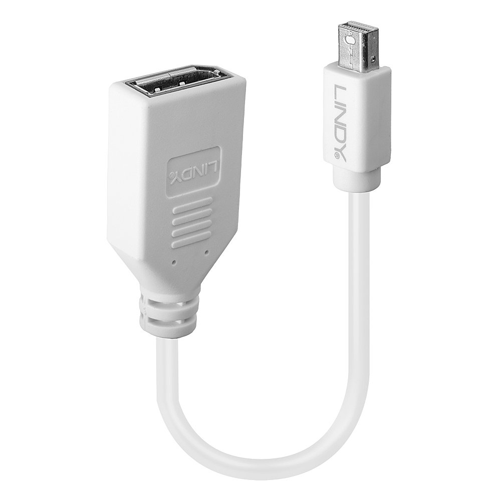 Image of Lindy Adapter Cable Mini-DP (M)/DP (F) Premium shielded