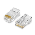 Ugreen EU Product - 100x Plug ends for RJ45 8P8C (UTP Cat5 / Cat5e) - Transparent