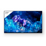 Sony FWD-77A80K Signage Display Digital signage flat panel 195.6 cm (77") OLED Wi-Fi 4K Ultra HD Black Built-in processor Android 10