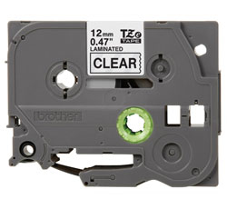 Image of Brother TZE-131 DirectLabel black on Transparent Laminat 12mm x 8m...