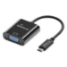 MediaRange MRCS229 video cable adapter 0.2 m USB Type-C VGA (D-Sub) Black