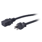 APC Pwr Cord, 15A, 100-120V, C19 to 5-15 Black 98.4" (2.5 m)