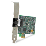 Allied Telesis 100FX Desktop PCI-e Fiber Network Adapter Card w/PCI Express, Federal & Government 100 Mbit/s