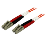 StarTech.com Fiber Optic Cable - Multimode Duplex 50/125 - OFNP Plenum - LC/LC - 3 m
