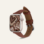 Spigen AMP05442 Smart Wearable Accessories Band Brown Genuine leather