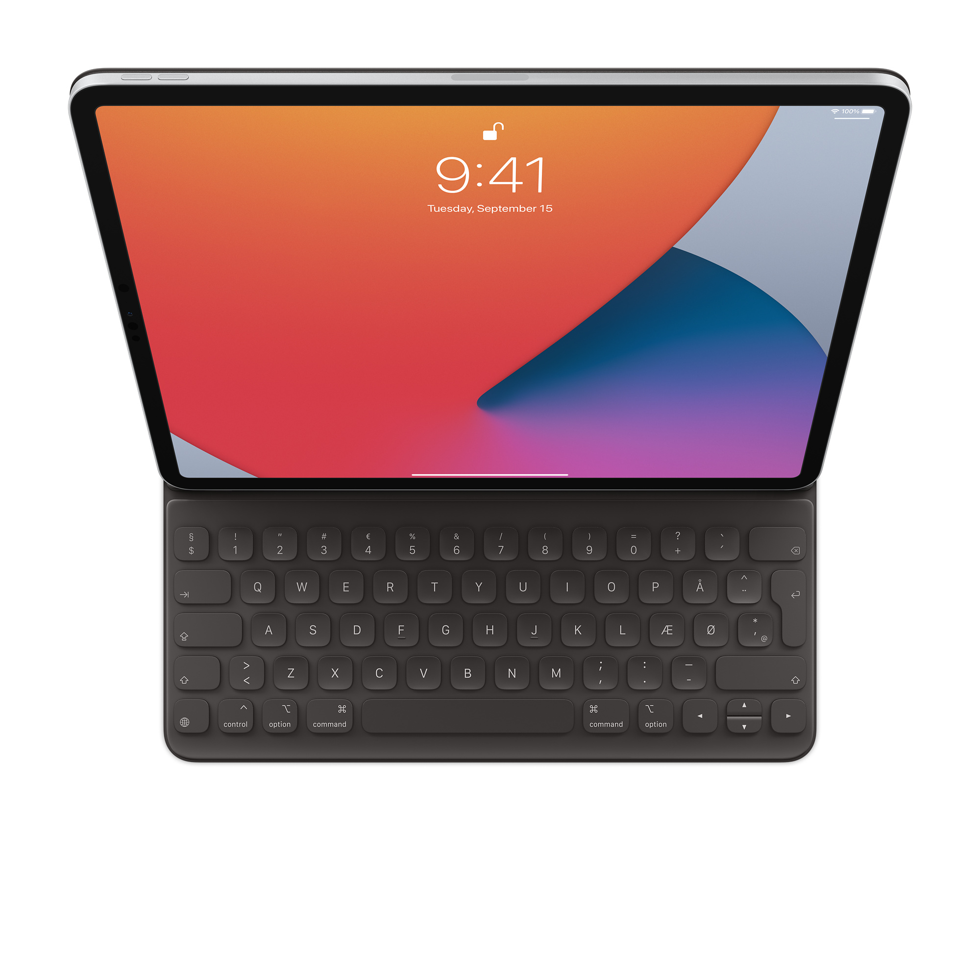Image of Apple MXNL2DK/A mobile device keyboard Black QWERTY Danish