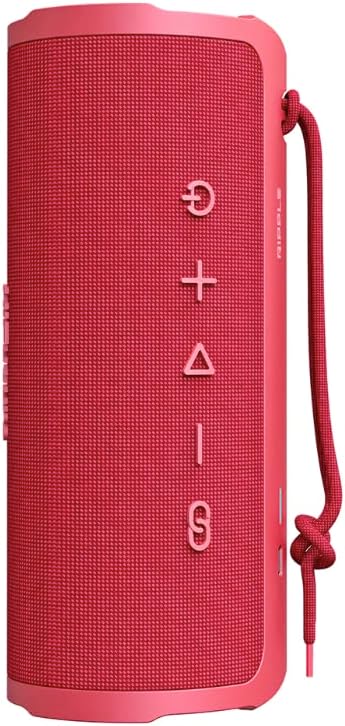 HiFuture - Ripple - 30W Waterproof Bluetooth Speaker - Red