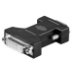 Microconnect MONBG cable gender changer HD15 DVI-I 24+5Pin Black