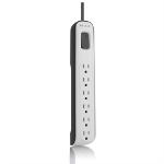 Belkin BV106000-04 surge protector Black, White 6 AC outlet(s) 125 V 48" (1.22 m)