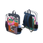 Max Cases MC-BP-1P-CLR backpack Casual backpack Transparent Vinyl