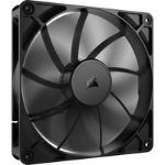 Corsair RS140 PWM 14cm Case Fan, Magnetic Dome Bearing, Daisy-Chain 4-Pin, 1700 RPM, AirGuide Tech, Black