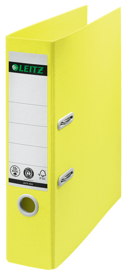 Image of Leitz 10180015 ring binder A4 Yellow