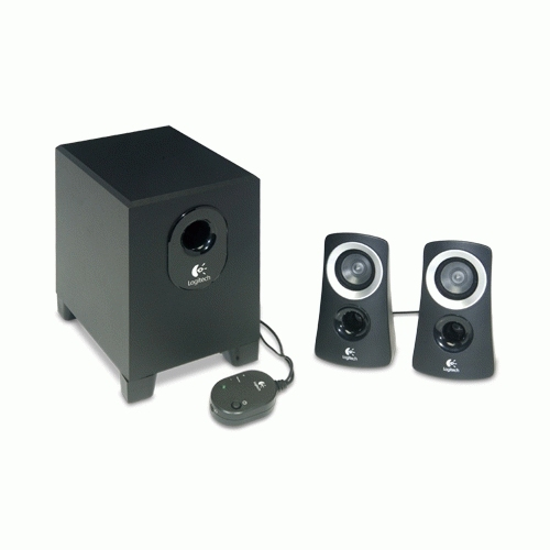 bord værst Vedhæftet fil Logitech Speaker System Z313 25 W Black 2.1 channels
