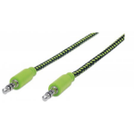 Manhattan 352857 audio kabel 1,8 m 3.5mm Zwart, Groen