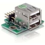 DeLOCK USB Pinheader USB 2.0 A Zilver