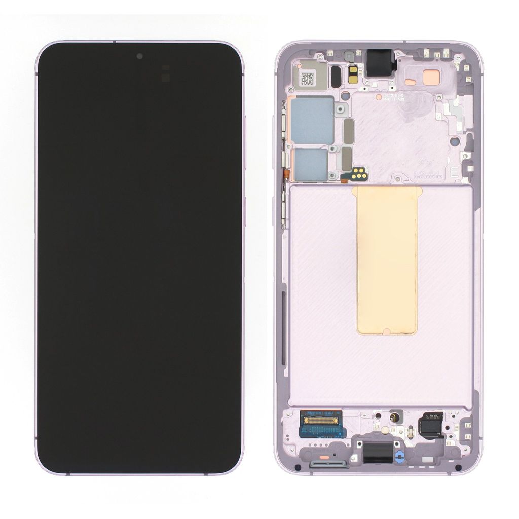 Genuine Samsung S23 Plus / S916 | Replacement AMOLED Touch Screen Assembly With Chassis | Lavender | Service Pack | GH82-30477D thumbnail