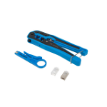 Lanberg NT-0303 cable crimper Tool set Black, Blue