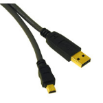 C2G Ultima USB 2.0 A/Mini-B Cable 5.0m USB cable 196.9" (5 m) USB A Mini-USB B