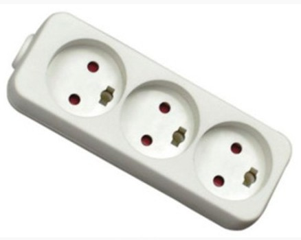 Mercodan 980250 power extension 5 m 3 AC outlet(s) White