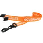 Digital ID 15mm Recycled Orange Governor Lanyards with Plastic J Clip (Pack of 100)