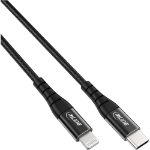 InLine USB-C Lightning cable, for iPad, iPhone, iPod, black/aluminium, 2m MFi
