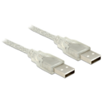 DeLOCK 83889 USB cable USB 2.0 2 m USB A Transparent