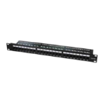 LogiLink NP0133 CAT6A PATCH PANEL UTP 24-Port 90° LSA TERMINATION LOGILINK