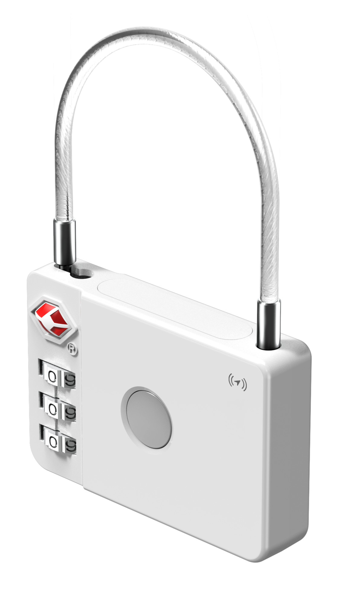 EU Product - MiLock Gep�ckschloss mit apple zert.Tag weiss thumbnail