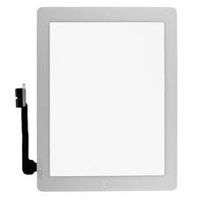 EU Product - iPad 4 Glass & Digitizer with Parts - White