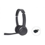 Conceptronic POLONA04BA Bluetooth Stereo Headset with USB Audio Adapter