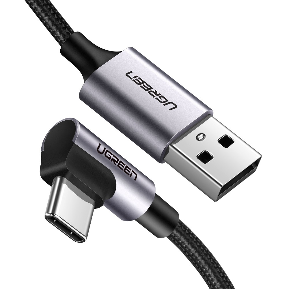 Ugreen 50941 USB cable 0.91 m USB 2.0 USB A USB C Black, Silver