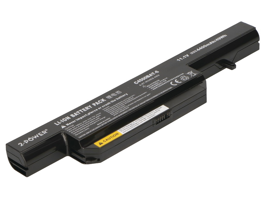 2-Power 11.1v, 6 cell, 48Wh Laptop Battery - replaces W240BAT-6