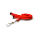 Digital ID 10mm Red Tubular Breakaway Lanyards with Metal J-Clip (Pack of 100)
