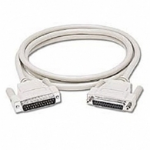 Microconnect DB25-DB25 10m serial cable White