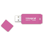 Integral NEON 3.0 USB flash drive 128 GB USB Type-A 3.2 Gen 1 (3.1 Gen 1) Pink