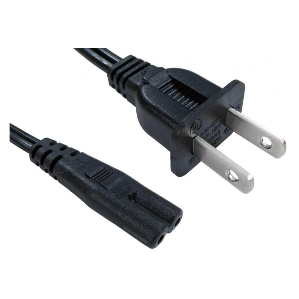 Image of Origin Storage C7 (Figure of 8) to US Power Cord Black
