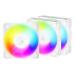 ARCTIC Freezer P14 Pro Reverse A-RGB (White) - 3 Pack - 140 mm A-RGB PWM Fan with Cable Splitter