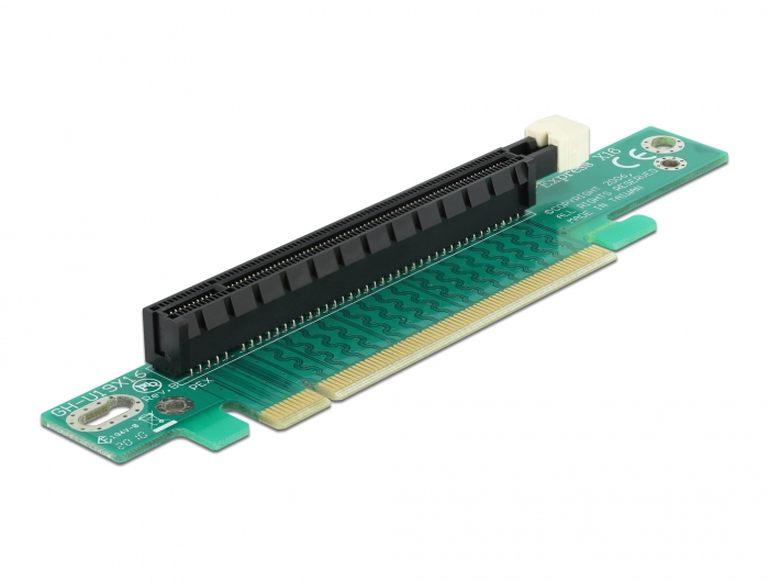 89105 DELOCK Riser Karte PCI Express x16 > x16 90 links gewinkelt