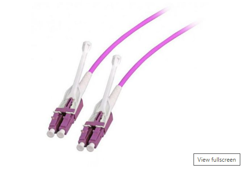 Image of Lanview LVO231815UNI fibre optic cable 10 m LC OM4 Blue