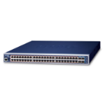 PLANET GS-5220-48P4X network switch Managed L3 Gigabit Ethernet (10/100/1000) Power over Ethernet (PoE) 1U Blue