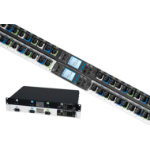 Chatsworth Monitored Pro eConnect PDU | Black | Vertical | 220-240V 1P/15A/C20 Inlet to IEC 60309 15A 1P+N+E Input