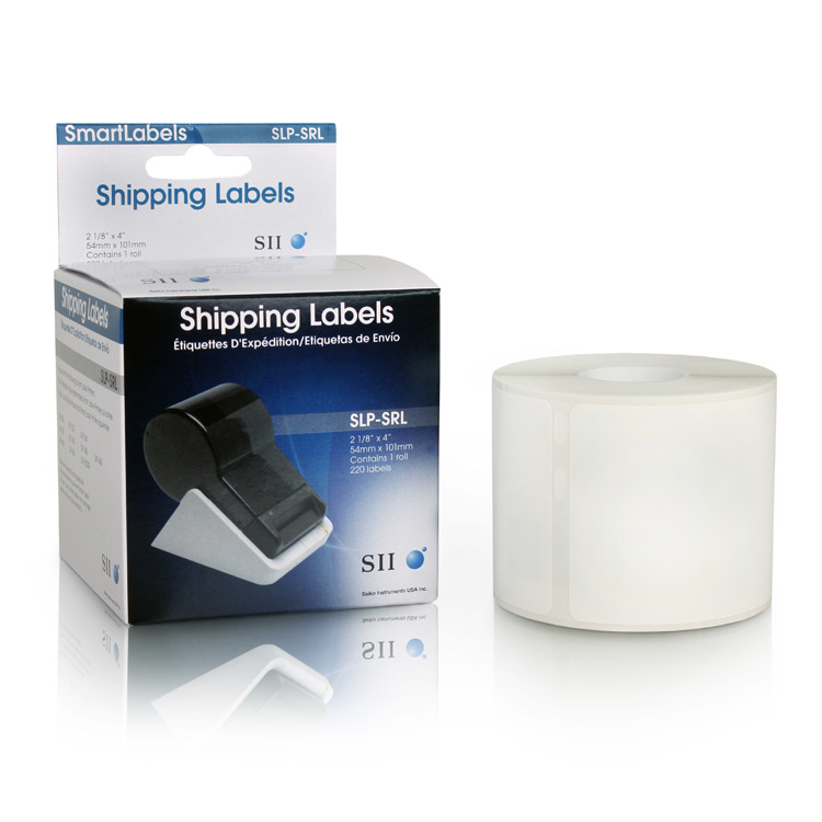 Image of Seiko Instruments SLP-SRL White Self-adhesive printer label