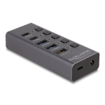 DeLOCK 64248 interface hub USB 3.2 Gen 1 (3.1 Gen 1) Type-C 5000 Mbit/s Grijs