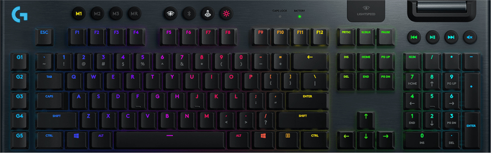 Logitech G G915 LIGHTSPEED Wireless RGB Mechanical Gaming Keyboard...