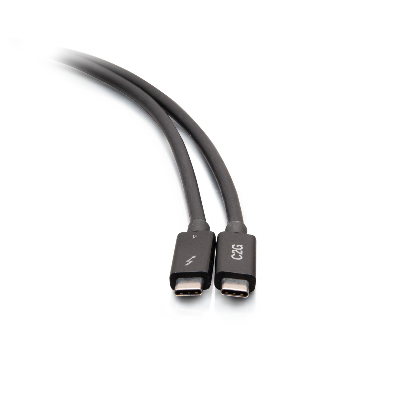 C2G 2.6ft (0.8m) ThunderboltTM 4 USB-C® Cable (40Gbps)