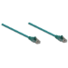 Intellinet Network Patch Cable, Cat6, 10m, Green, CCA, U/UTP, PVC, RJ45, Gold Plated Contacts, Snagless, Booted, Lifetime Warranty