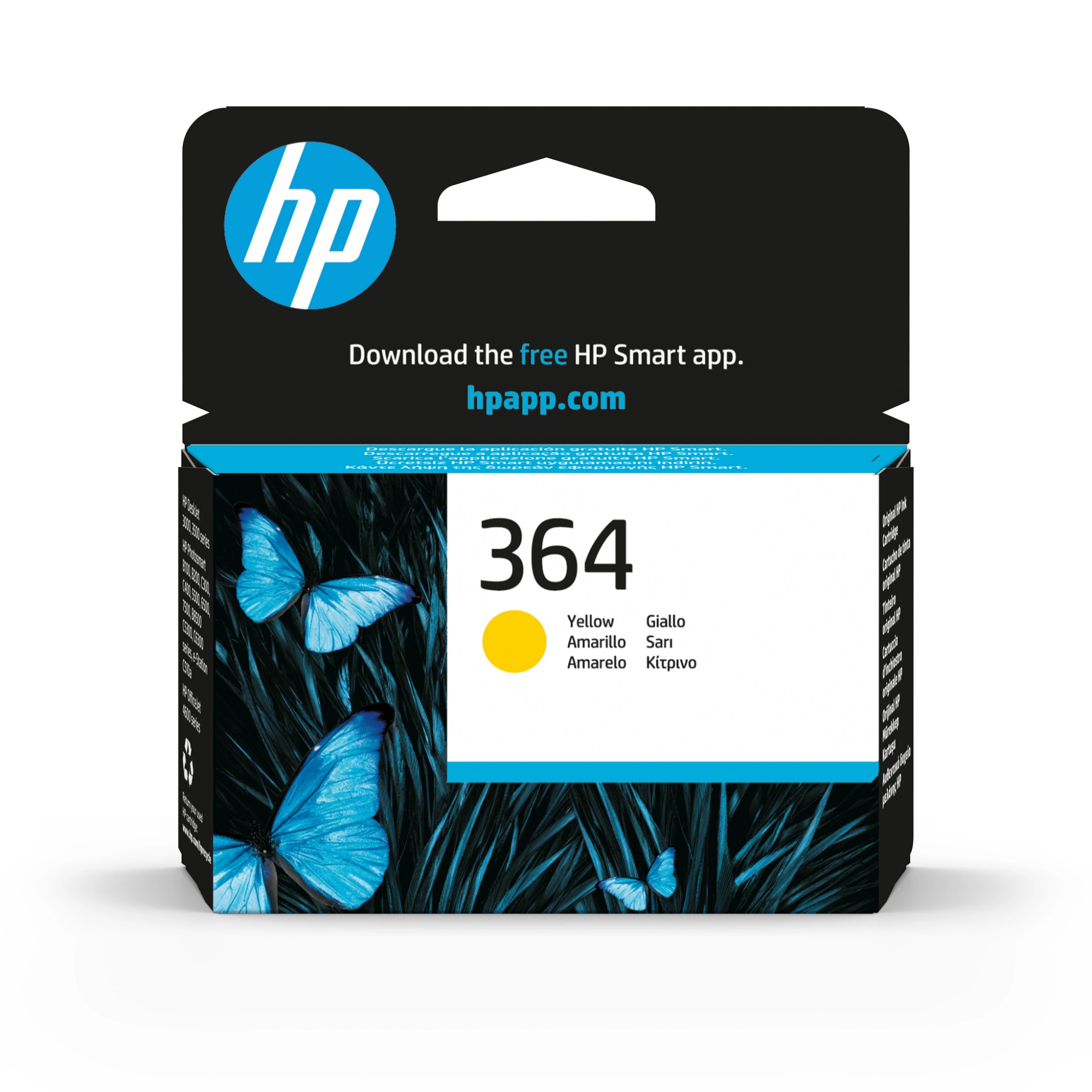 HP CB320EE/364 Ink cartridge yellow. 300 pages ISO/IEC 24711 3.5ml for